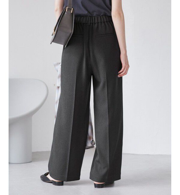 Rope&rsquo;Picnic「ベイカーワイドパンツ/通勤対応」|チノ|