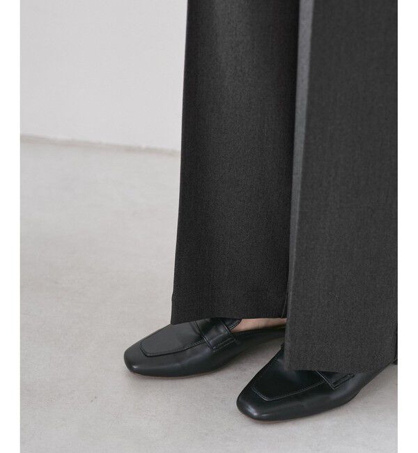 Rope&rsquo;Picnic「ベイカーワイドパンツ/通勤対応」|チノ|