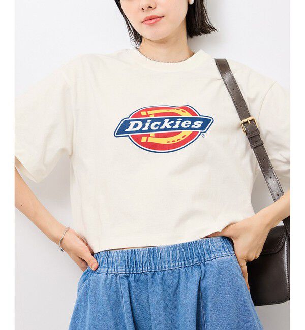 Rope&rsquo;Picnic「【Dickies】アイコンクロップドTシャツ」|Tシャツ・カットソー|ホワイト系(11)