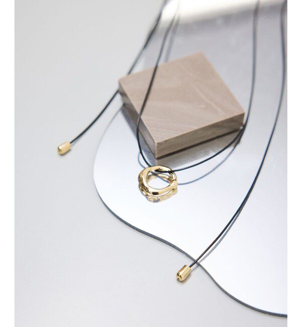 ROPE PICNIC PASSAGE「マルチWAYサークルトップコードネックレス」|ネックレス|ゴールド(90)