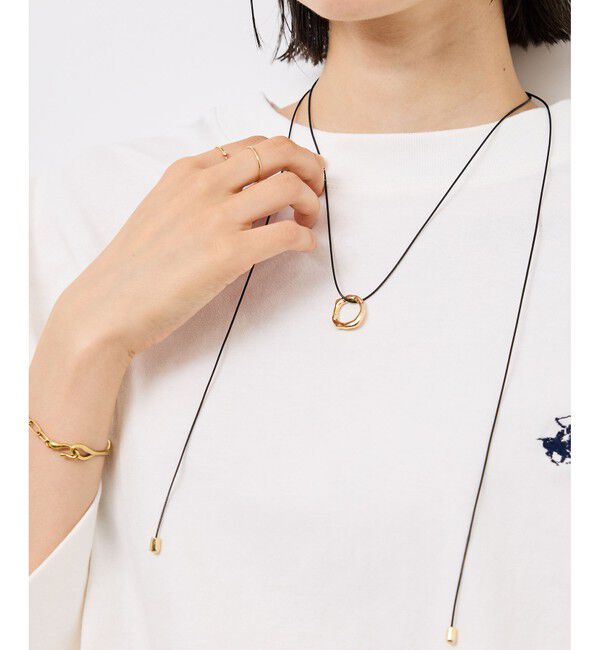 ROPE PICNIC PASSAGE「マルチWAYサークルトップコードネックレス」|ネックレス|