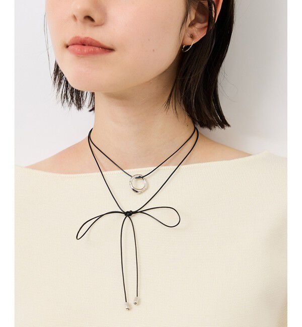 ROPE PICNIC PASSAGE「マルチWAYサークルトップコードネックレス」|ネックレス|シルバー(93)