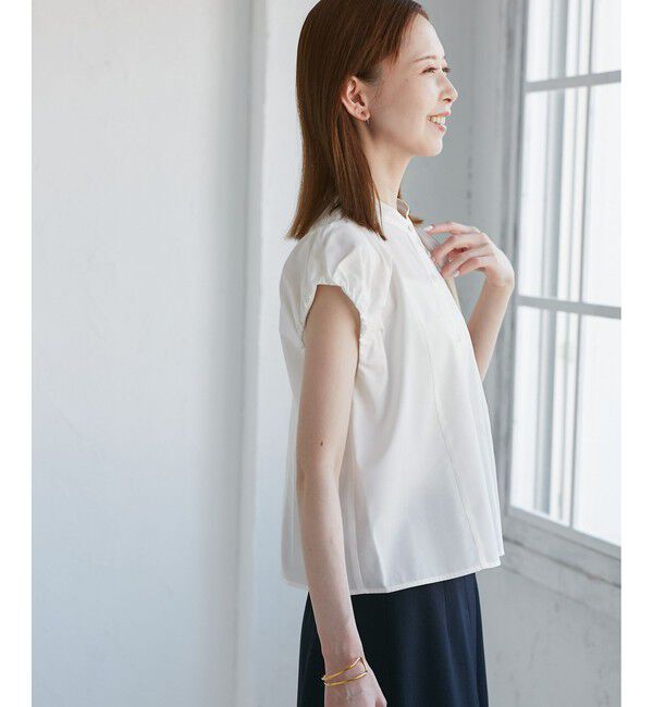 Rope&rsquo;Picnic「着丈が選べるバルーンスリーブシャツブラウス/イージーケア」|シャツ・ブラウス|