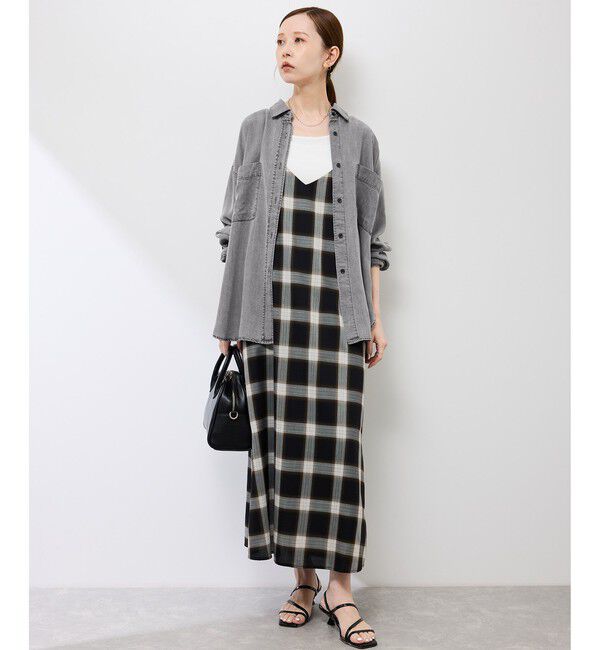 Rope&rsquo;Picnic「シャンブレーデニム調シャツ」|シャツ・ブラウス|