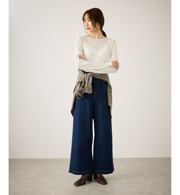 Rope&rsquo;Picnic「ラメシアーリブカットソー」|Tシャツ・カットソー|