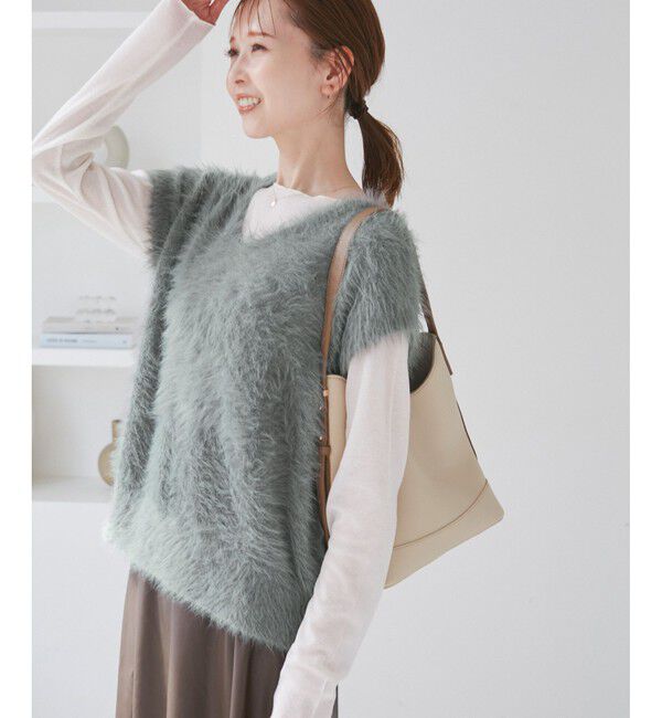 Rope&rsquo;Picnic「ラメシアーリブカットソー」|Tシャツ・カットソー|