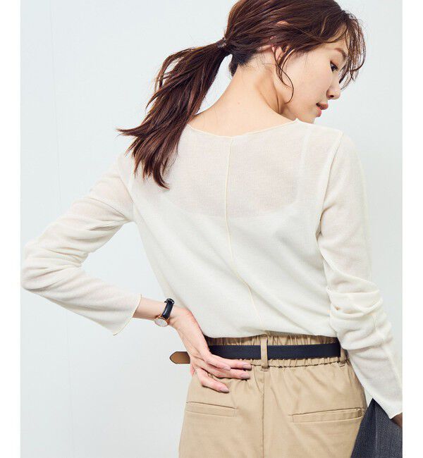 Rope&rsquo;Picnic「ラメシアーリブカットソー」|Tシャツ・カットソー|