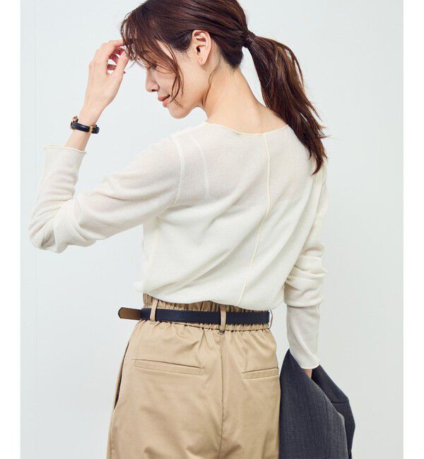 Rope&rsquo;Picnic「ラメシアーリブカットソー」|Tシャツ・カットソー|