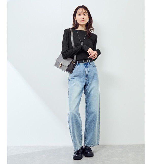 Rope&rsquo;Picnic「ラメシアーリブカットソー」|Tシャツ・カットソー|