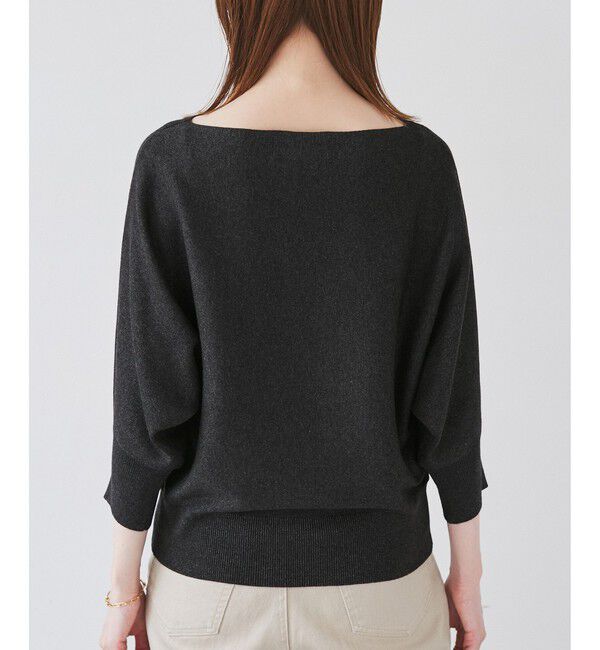 Rope&rsquo;Picnic「ラメ混ドルマン7分袖ニット」|ニット・セーター|