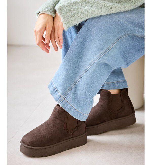 ROPE PICNIC PASSAGE「ウォームショートムートンライクブーツ」|ロングブーツ|