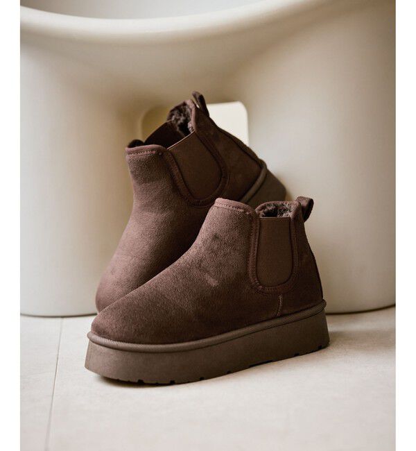 ROPE PICNIC PASSAGE「ウォームショートムートンライクブーツ」|ロングブーツ|