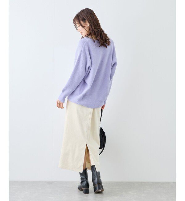 Rope&rsquo;Picnic「【新色追加】スフレニットシリーズ Vネックニットプルオーバー/イージーケア・リンクコーデ」|ニット・セーター|