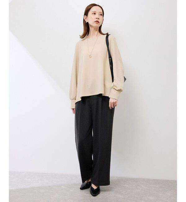 Rope&rsquo;Picnic「エアリーカットジョーゼットトップス」|Tシャツ・カットソー|