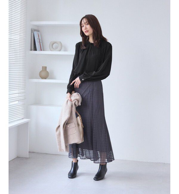 Rope&rsquo;Picnic「【WEB限定】多機能タックブラウス」|シャツ・ブラウス|