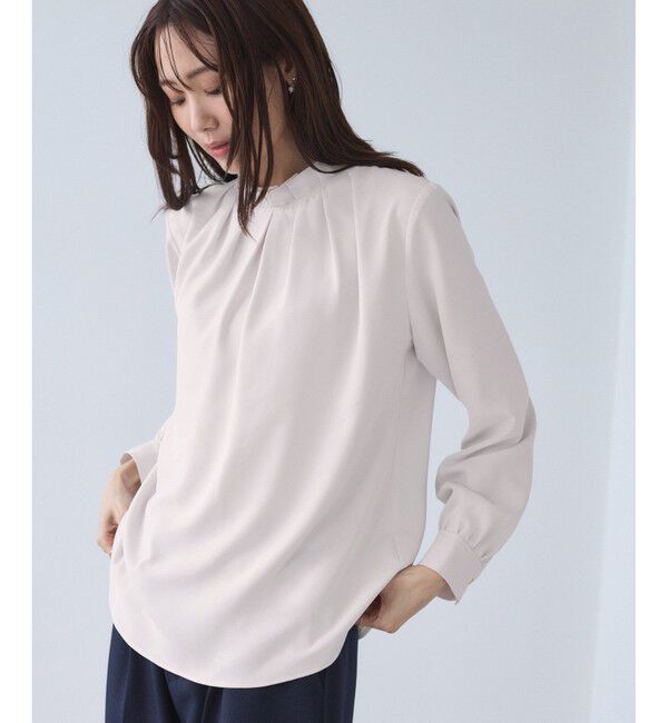 Rope&rsquo;Picnic「【WEB限定】多機能タックブラウス」|シャツ・ブラウス|