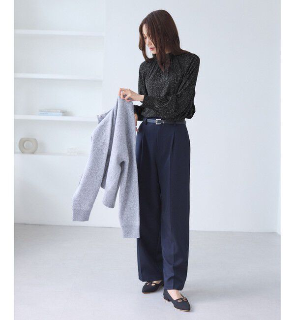 Rope&rsquo;Picnic「シャーリングカラーブラウス/2WAY」|シャツ・ブラウス|