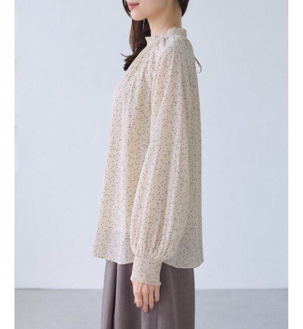 Rope&rsquo;Picnic「シャーリングカラーブラウス/2WAY」|シャツ・ブラウス|