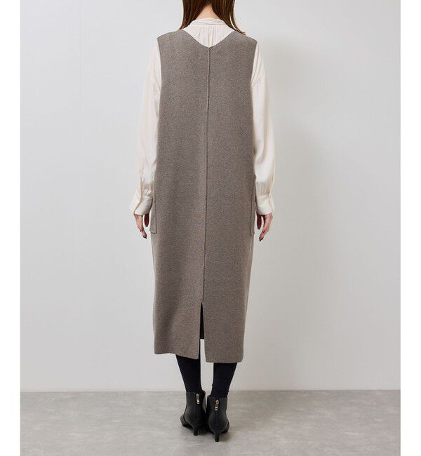 Rope&rsquo;Picnic「ニットジャンパースカート/着丈が選べる・リンクコーデ」|ワンピース|