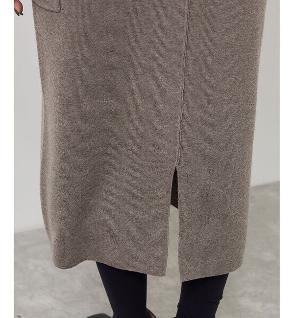 Rope&rsquo;Picnic「ニットジャンパースカート/着丈が選べる・リンクコーデ」|ワンピース|