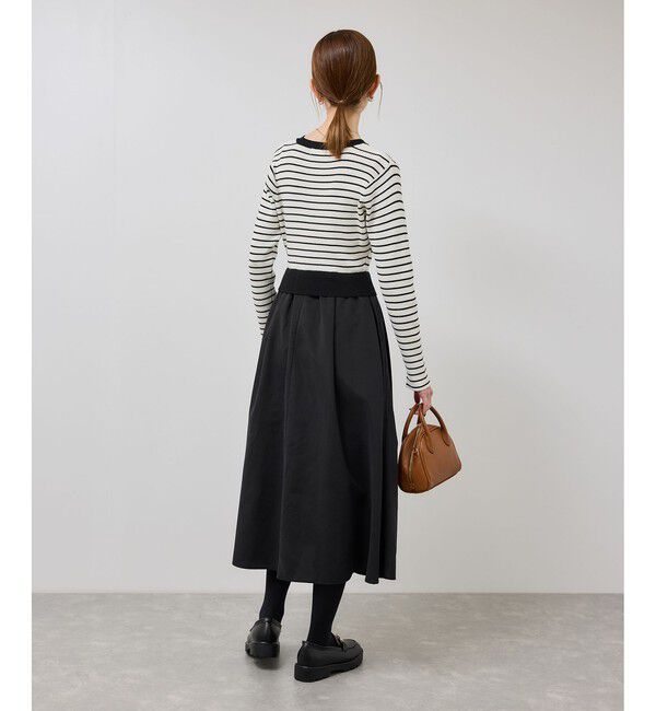 Rope&rsquo;Picnic「【新色追加】メタル釦ドッキングワンピース」|ワンピース|