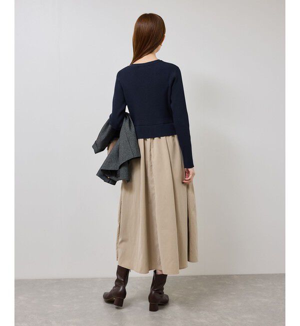 Rope&rsquo;Picnic「【新色追加】メタル釦ドッキングワンピース」|ワンピース|