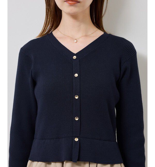 Rope&rsquo;Picnic「【新色追加】メタル釦ドッキングワンピース」|ワンピース|