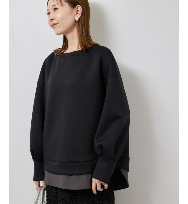 Rope&rsquo;Picnic「カルゼダンボールレイヤードプルオーバー」|Tシャツ・カットソー|