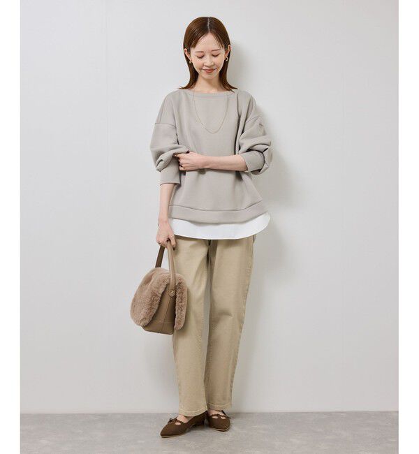 Rope&rsquo;Picnic「カルゼダンボールレイヤードプルオーバー」|Tシャツ・カットソー|