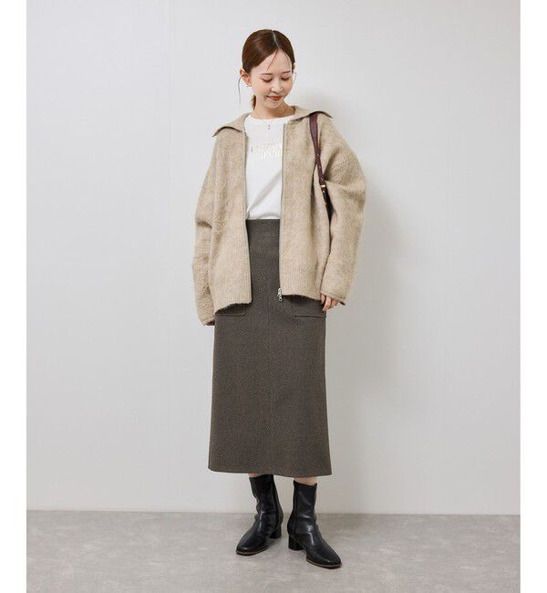 Rope&rsquo;Picnic「ジャージーアイラインスカート」|スカート|