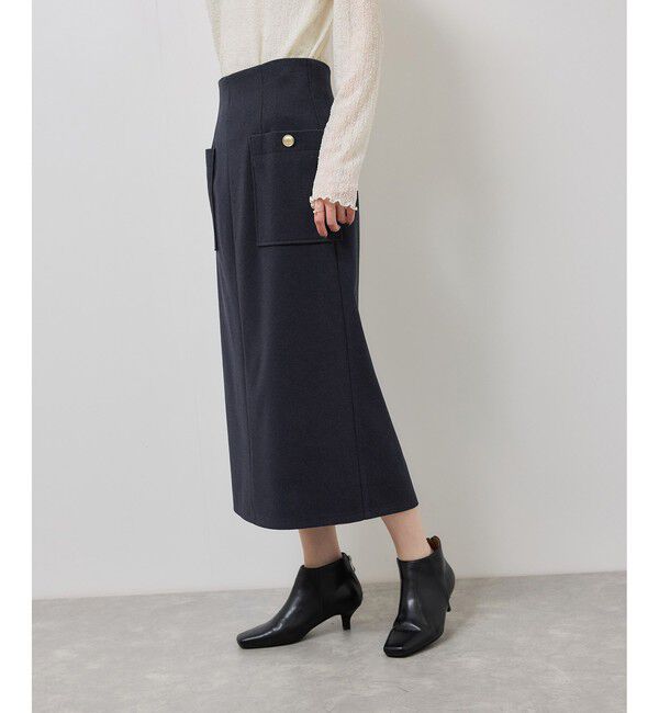 Rope&rsquo;Picnic「ジャージーアイラインスカート」|スカート|