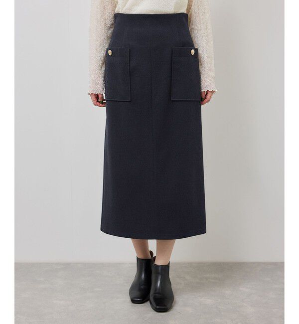 Rope&rsquo;Picnic「ジャージーアイラインスカート」|スカート|