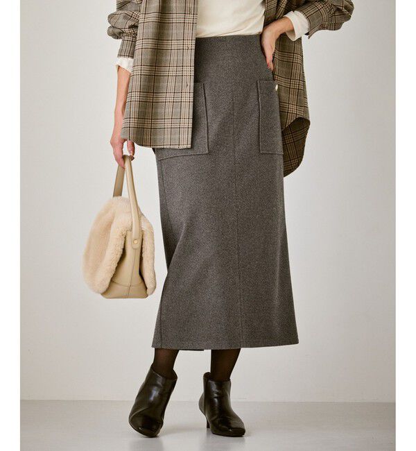 Rope&rsquo;Picnic「ジャージーアイラインスカート」|スカート|