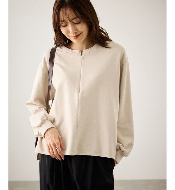 Rope&rsquo;Picnic「スキッパー裏毛プルオーバー」|スウェット・ジャージ|