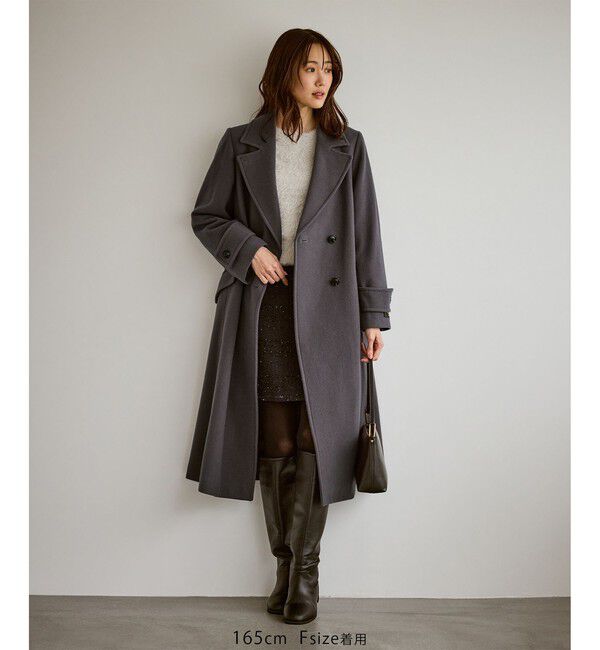 Rope&rsquo;Picnic「JAPAN FABRIC ダブルチェスターコート/一部WEB限定カラー」|チェスターコート|