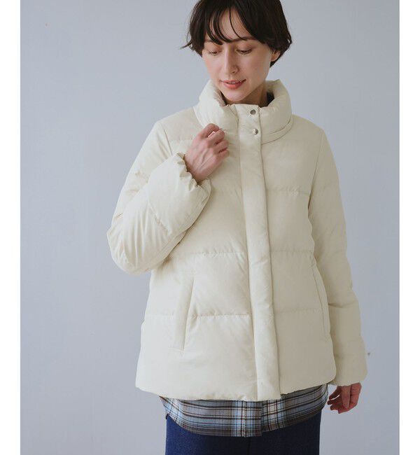 Rope&rsquo;Picnic「【GREEN DOWN/グリーンダウン】ショートダウン/リンクコーデ」|ダウン|