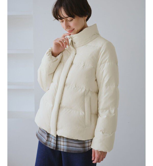 Rope&rsquo;Picnic「【GREEN DOWN/グリーンダウン】ショートダウン/リンクコーデ」|ダウン|