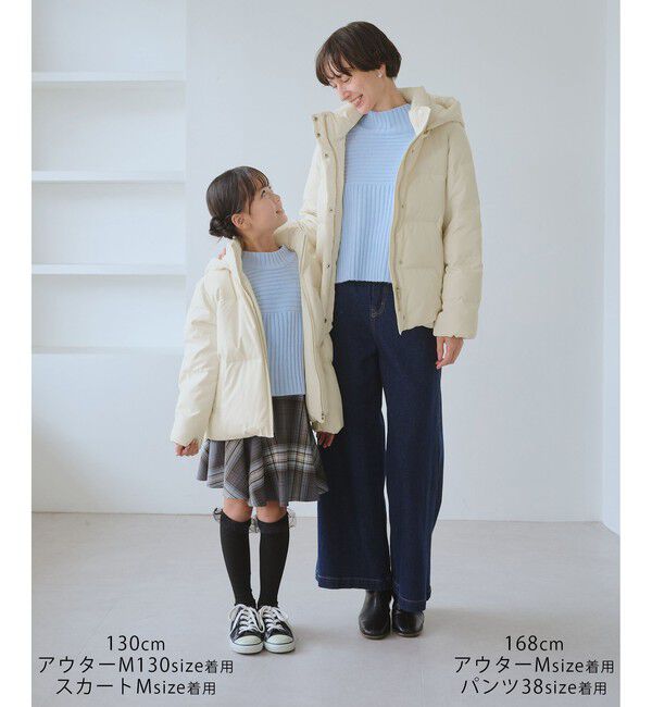 Rope&rsquo;Picnic「【GREEN DOWN/グリーンダウン】ショートダウン/リンクコーデ」|ダウン|