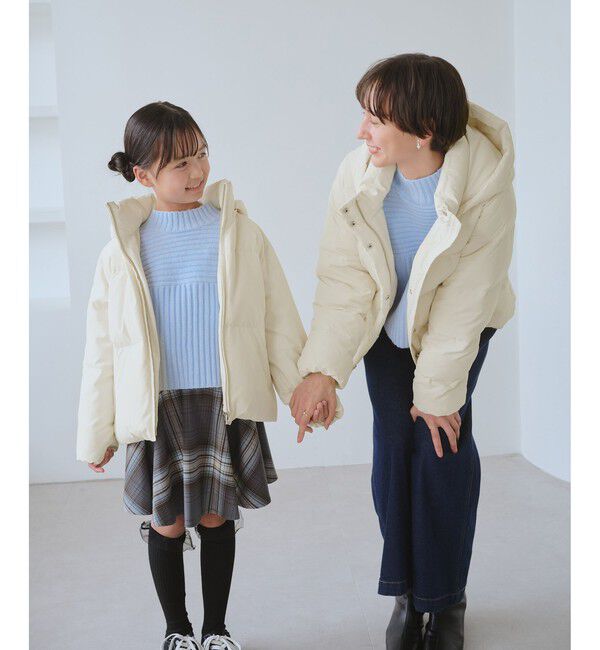 Rope&rsquo;Picnic「【GREEN DOWN/グリーンダウン】ショートダウン/リンクコーデ」|ダウン|