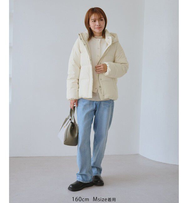 Rope&rsquo;Picnic「【GREEN DOWN/グリーンダウン】ショートダウン/リンクコーデ」|ダウン|