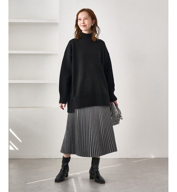 Rope&rsquo;Picnic「ラメチェックプリーツスカート/着丈が選べる」|スカート|