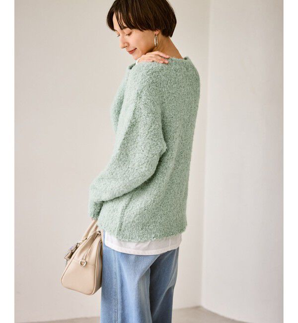 Rope&rsquo;Picnic「ブークレカラーニット」|ニット・セーター|