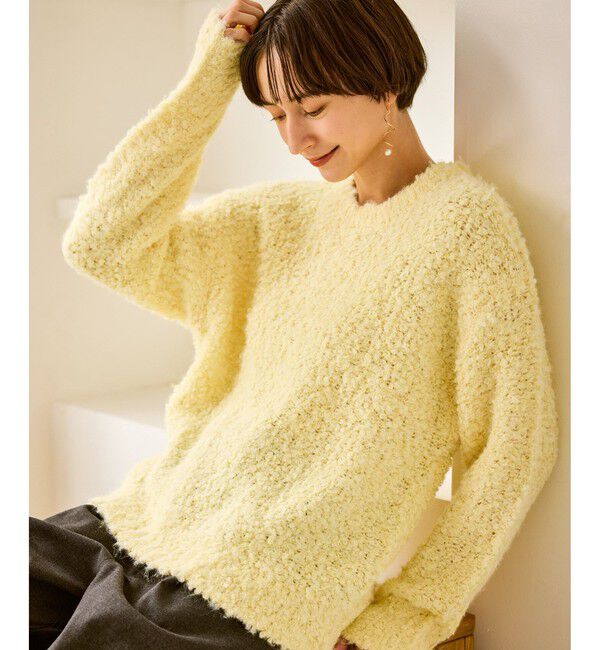 Rope&rsquo;Picnic「ブークレカラーニット」|ニット・セーター|