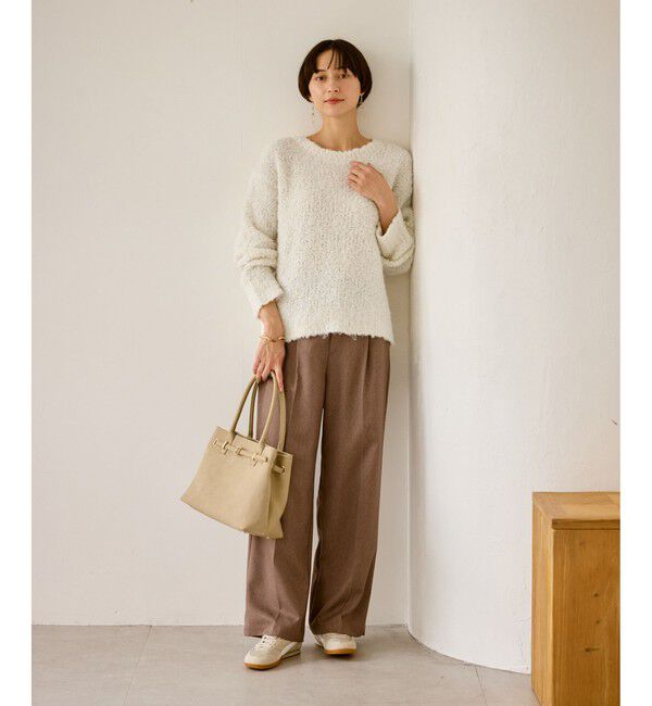 Rope&rsquo;Picnic「ブークレカラーニット」|ニット・セーター|