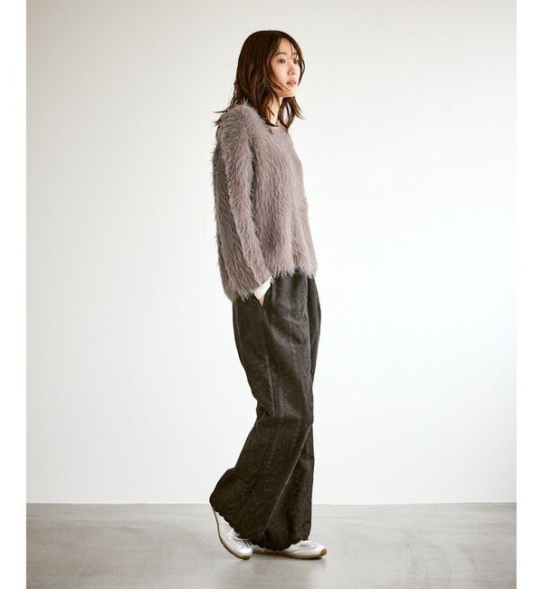 Rope&rsquo;Picnic「フェザーVネックニット」|ニット・セーター|