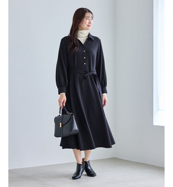 Rope&rsquo;Picnic「リボンシャツワンピース」|ワンピース|