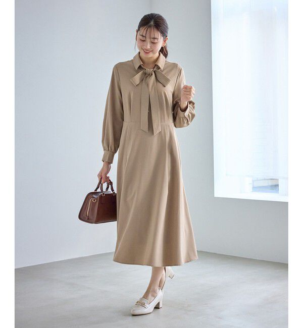 Rope&rsquo;Picnic「リボンシャツワンピース」|ワンピース|