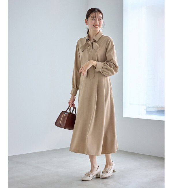 Rope&rsquo;Picnic「リボンシャツワンピース」|ワンピース|