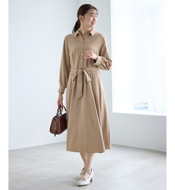 Rope&rsquo;Picnic「リボンシャツワンピース」|ワンピース|