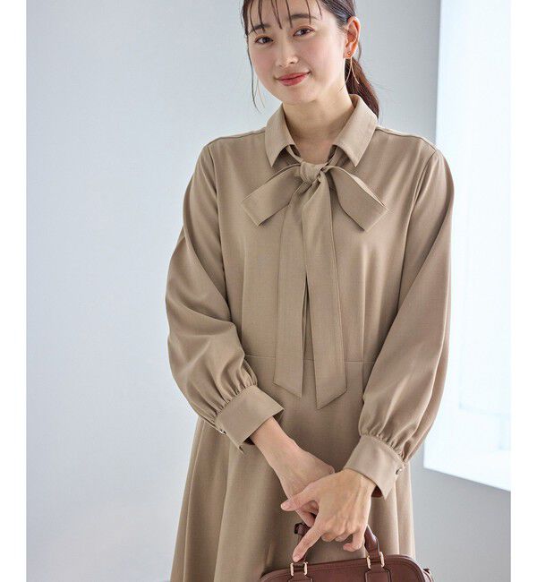 Rope&rsquo;Picnic「リボンシャツワンピース」|ワンピース|